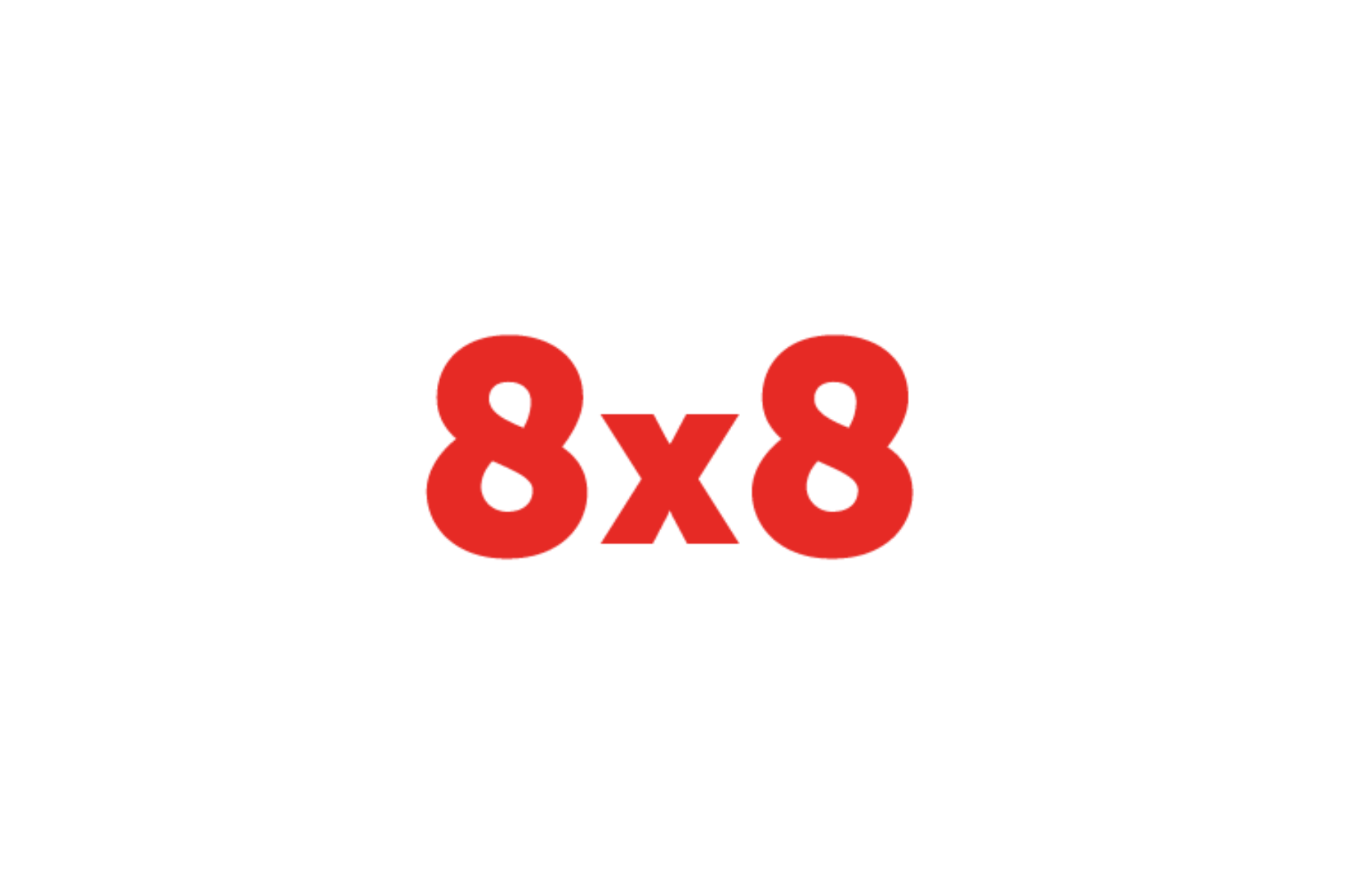 8X8